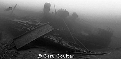 Panorama of the 216' Forest City sunk in 1904 at a depth ... by Gary Coulter 